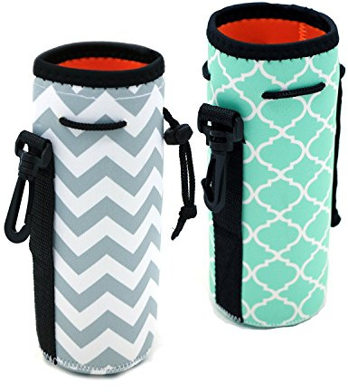 AF-WAN Protable Neopren Isolierte Wasser Trinken Flasche Kühler Träger Abdeckung Ärmeln Tasche Tasche Halter Strap für Kinder Frauen Männer Biker Reisen Radfahren Klettern Sport