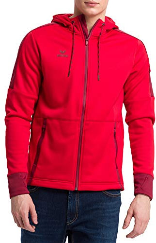 Erima Squadjacke Winterjacke rot, L Herren