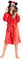Disney Ladies Dressing Gown, Minnie Mouse Fleece Hooded Robe, Gifts for Women (Red, L)