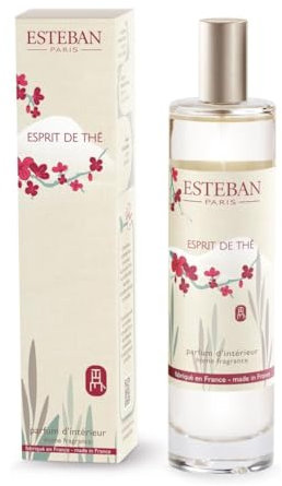 Esteban - Raumduft Sprühflakon 75 ml - Duft Esprit de Thé - Lang anhaltender Duft - Recycelbare Glasflasche