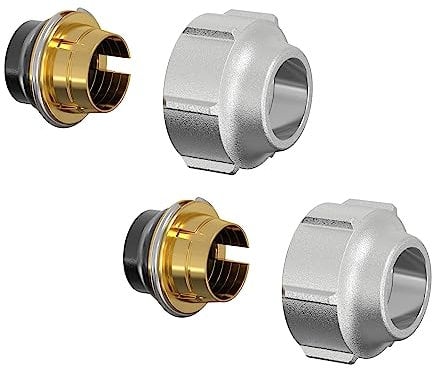 Simplex Kompressionsadapter-Satz A11 (2 Stück) 16x1mm x G¾F EK Eurokonus elastischdichtend verlängerte Schelle Verwendung in Heizungsanlagen - F11173