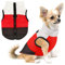 idepet (TM) Haustierweste, für Hunde / Katzen, Mantel mit Leinenbefestigung, Patchworkdesign, gepolsterte Weste / Jacke, Chihuahua-Kostüme, Mops-Kleidung, Gr. XS, S, M, L