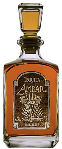 Tequila Ambar Añejo 100% Agave 70 CL 38% Alc Vol - Agave de Los Altos - Producción de lotes pequeños - Calidad ultra premium - Suave - Tequila galardonado