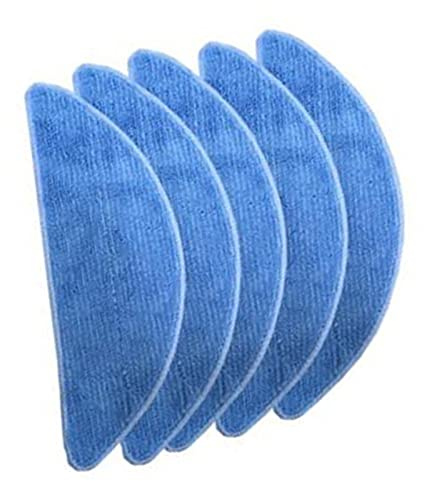 HNTYY 5pcs MOP Panno di Stracci Adatti for IKOHS Netbot S15 Robot Aspirapolvere Parti Accessorio Accessorio Sweeper Puscini for la Pulizia Pannelli Pannelli Mopping Parti dell'aspirapolvere