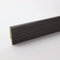 Leiste24 Dekor-Sockelleiste 60mm I Fußleiste 60 Höhe I stabiles MDF mit Dekor I Länge 2.600 mm I Bodenleiste mit integriertem Kabelkanal + Clipfräsung I Dekor Eiche Graphit