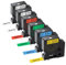 6 Stück kompatibel mit Dymo D1 Etikettenband, 12 mm x 7 m für Dymo Labelmanager PNP/160/210D/280/350/420P/450D/500TS Etikettendrucker, D1 45013 45016 45017 45018 45019 Schwarz/Weiß/Blau/Rot Gelb/Grün