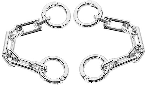 EXCEART 2 Stück Leder-Schultergurt Taschenkette Gürtel Geldbörse Damen-Handtasche Kettenriemen Cross-Body-Brieftasche Leine-Verlängerung Quadratisches Taschenzubehör