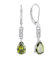 FJ Tropfen Hängend Ohrringe 925 Sterling Silber Peridot Ohrringe August Geburtsstein Schmuck Geschenke für Damen Frauen Mutter Freundin Mama