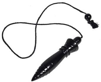 Pendule Thot Buis Noir Gravé et Plombé - 23 GR