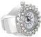 IMIKEYA Ringuhr Digitale Fingeruhr Uhr Mit Rundem Fingerring Diamantband Für Damen Diamantuhren Für Damen Modeuhren Für Damen Legierung Bai Zhi Und Frauen Rostfreier Stahl