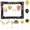 Doafoce Geburtstag Fotobox Accessoires 13 Stück Geburtstag Foto Requisiten und Aufblasbarer Fotorahmen Foto Requisiten Party Lustige Aufblasbare Fotorequisiten für Hochzeit, Zubehör