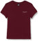 Tommy Jeans Damen T-Shirt Kurzarm Slim Fit Linear Rundhalsausschnitt, Rot (Deep Rouge), M