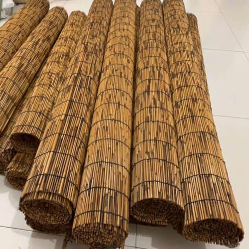 HRXQ Schilfrohrmatte 120×300cm 100×500cm Balkon Sichtschutzmatte Sichtschutz Garten Für Deck Hof Pool Teich Balkon Geländer - Einfacher Schnitt ＆ Installation (Size : 120x300cm)