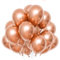 Palloncini Metallici Oro Rosa, 50 Pezzi Palloncini Oro Rosa da 12 Pollici per Decorazioni di Compleanno in Oro Rosa,San Valentino Festa di Fidanzamento Matrimonio
