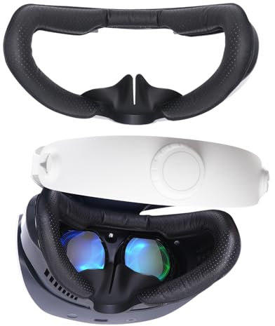 AODELAN - Almohadilla facial de realidad virtual para Playstation VR2, agujeros transpirables, accesorios de realidad virtual, cubierta facial de repuesto, soporte de interfaz facial compatible con PS