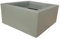 Nicoli Vaso quadrato basso MINOS 25x25 H12 (ROSMARINO)