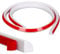 Moulures de plafond autocollantes flexibles, moulures de plafond pour sol, plinthes souples, bandes décoratives de bords d'angle, plinthes pour plafonds et bords de sol (blanc-5 m)