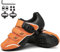 PENXZT Scarpe da Ciclismo MTB da Uomo Scarpe Mountain Bike per Bici da Strada Compatibile con Tacchette da Corsa SPD e Pedale di Blocco Scarpe da Equitazione,Arancia,41 EU