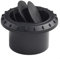 Presa d'aria da 75 mm per riscaldatore auto, presa d'aria calda esterna, girevole, nero, condotto di ventilazione per riscaldatore diesel (75 mm)