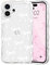 QLTYPRI Case for iPhone 16, Cute Ribbon Bow Curly Wavy Frame Clear Phone Case for Girls Women, Aesthetic Bowknot Transparent Soft Silicone TPU Bumper Shockproof Protective Cover - White