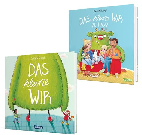Das kleine WIR (1&2) 2er Bundle: Das kleine WIR & Das kleine WIR zu Hause & exklusivem Monster Lesezeichen – Bilderbuch mit Geschichten über Gefühle - Pädagogisch wertvolles Kinderbuch ab 3 Jahren