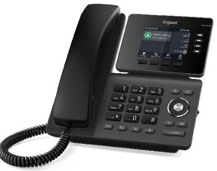 Gigaset P810B IP PRO Tischtelefon 8,5 cm 3,36 Zoll TFT-Farbdisplay USB Bluetooth Anschluss für P800 KEY Expanson Module PoE Power over Ethernet