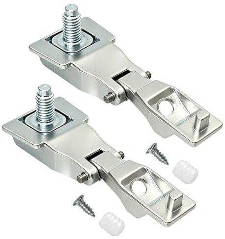 2PCS Door Handle Hinge Repair Kit Compatible with Fiat 500 Abarth 500 | Metal replacement hinge for outer door handles, driver passenger side repair, for Alfa Romeo 147 GT 51964555 51939041