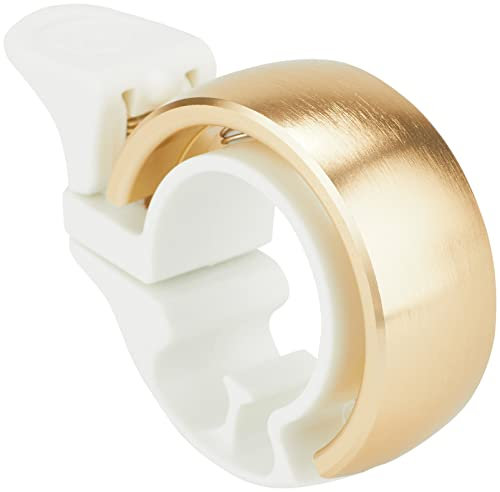 Knog Oi Classic Fahrradklingel White/Brass Small (22,2mm)