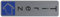 Exacompta - Réf. 67158E - 1 plaque de porte adhésive verticale Tirez - Plaque murale imprimée de signalisation - Sur tous supports - Aspect aluminium brossé - Dimensions : 4,4 x 16,5 cm
