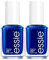 Essie Nagellack mit langem Halt, professionelles und glänzendes Ergebnis, 14 Tage Halt mit flachem Applikator, Farbe 92 Aruba Blue – 2 Kosmetika
