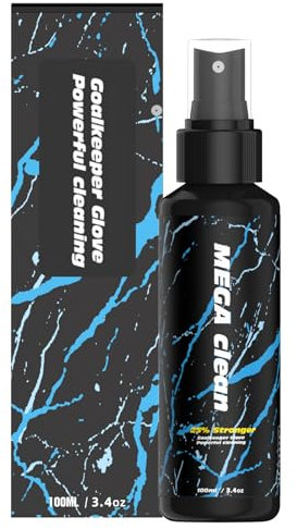 JFSLiF Torwarthandschuh-Reiniger,100ml Glove Wash, MSDS-zertifizierter Torwarthandschuh -Waschspray, Tiefenreinigungs