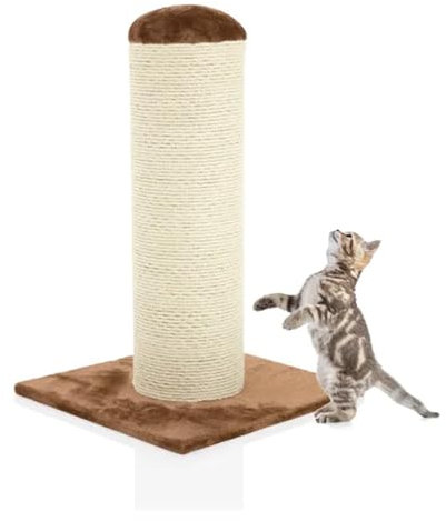 Cat Scratching Post Large by Cozy Pet Deluxe Fat Boy Super Large Scratcher Activity Centre with Heavy Duty Sisal in Chocolate XXL CT07-Choc, Kitten.