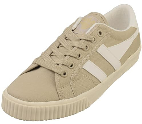 Gola Tennis Mark Cox Damen-Sneaker, Korallenrot, Bone/Off-White, 7.5