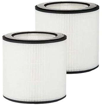QCKRTAU Air Purifier Accessories HEPA Filter Activated Carbon Filter,Compatible For Philips, FY0194/30 800 Series Air Purifier AC0820/30 AC0820/10(2PCS)