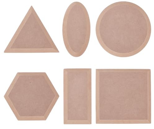 UNICRAFTALE Set di 6 stampi per ceramica, 6 pezzi, in ceramica, per ceramica, per fai da te, per piatti fatti a mano
