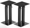 OUUTMEE Height Adjustable Speaker Stands with Cable Management, Set of 2 Floor Speaker Stand with Non-Slip EVA Mats, Double Tubes Speaker Stand Holds Satellite Speakers & Bookshelf Speakers up to 10KG