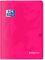 Oxford 400100010 Easybook Notizbuch Heft A4 96 Seiten 90 g kariert, rosa