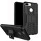 MAMA MOUTH Honor 9 lite Hülle, [Heavy Duty] Rugged Armor stoßfest Handy Schutzhülle Silikon Tasche Ständer Hülle Case mit Standfunktion für Huawei Honor 9 lite Smartphone,Schwarz