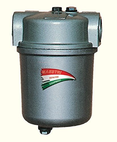 Filtro a cartuccia metallica lavabile 120l/min per gasolio-olio-biodiesel di Maestri