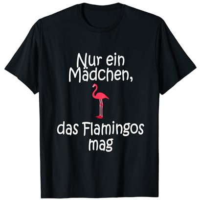 Flamingo Mädchen Lustiges Weihnachtsgeschenk Tier Fun Shirt T-Shirt