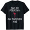 Flamingo Mädchen Lustiges Weihnachtsgeschenk Tier Fun Shirt T-Shirt