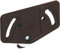Gedotec Ruedas correderas para puertas correderas de armario de corredera Slide Line 55 para sistema de puerta corredera, ruedas para carril inferior de 30 kg, plástico marrón, 1 unidad