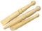 Healifty 3pcs en bois pied rouleau bâton pieds masseur réflexologie outils pour fasciite plantaire talons éperons et douleur arc
