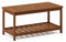 Furinno Tioman Hardwood Table Basse avec Étagère en Huile de Teck, Naturel, One Size