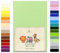Soft Dream Spannbettlaken 80x160 cm Kiwi - 100% gekämmte Baumwolle Jersey - Premium Qualität - Spannbetttuch für Kinderbett Juniorbett - OekoTex Zertifiziert - Made in EU - 80x160cm Kiwi