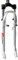 SUNTOUR Federgabel M-3010 28 P700 255 Silver Silber ca. 2500g M3010P7005+Flicken