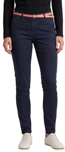 TOM TAILOR Damen Slim Chino mit Gürtel