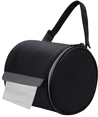 Support de papier toilette étanche à suspendre pour papier toilette, sac de rangement portable et pliable avec sangle réglable pour mur, voiture, camping, tente, maison, bureau