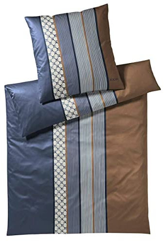 Joop! Bettwäsche Cornflower Stripe deep ocean 1 Bettbezug 200 x 200 cm + 2 Kissenbezüge 40 x 80 cm