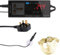 Controlador de termostato de terrario de reptiles, Termostato de salida del controlador de temperatura digital LED Termostato para reptiles de calefacción y refrigeración para acuario 1100W 220V